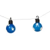 Gifi Guirlande lumineuse boules bleues motifs étoiles L. 2,25 m^ Décoration Extérieure De Noël