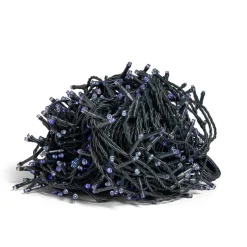 Gifi Guirlande lumineuse extérieure 600LED blanc froid/bleu clair/bleu 45m^ Décoration Extérieure De Noël