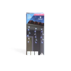 Gifi Guirlande lumineuse extérieure bordure de toit 90LED bleu et blanc 2,8m^ Décoration Extérieure De Noël