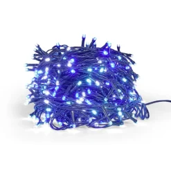 Gifi Guirlande lumineuse extérieure 400LED blanc froid/bleu clair/bleu 29,9m^ Décoration Extérieure De Noël