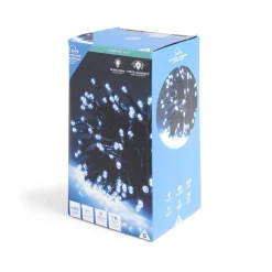 Gifi Guirlande lumineuse extérieur cluster 400LED blanc froid 8m^ Décoration Extérieure De Noël