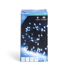 Gifi Guirlande lumineuse extérieur cluster 400LED blanc froid 8m^ Décoration Extérieure De Noël