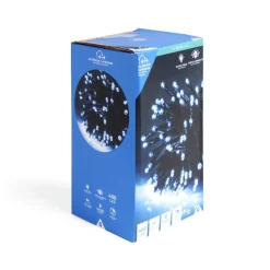 Gifi Guirlande lumineuse extérieur cluster 400LED blanc froid 8m^ Décoration Extérieure De Noël
