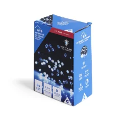 Gifi Guirlande lumineuse extérieure 24LED bleu et blanc 1,7m^ Décoration Extérieure De Noël