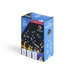 Gifi Guirlande lumineuse extérieure 24LED multicolores à piles 1,7m^ Décoration Extérieure De Noël