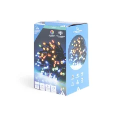 Gifi Guirlande lumineuse extérieur 200LED cluster multicolore 4m^ Décoration Extérieure De Noël