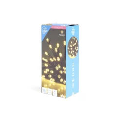 Gifi Guirlande lumineuse extérieur 96LED blanc chaud 7,1m^ Décoration Extérieure De Noël
