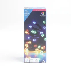 Gifi Guirlande lumineuse extérieur à piles 48LED multicolores 3,5m^ Décoration Extérieure De Noël
