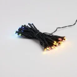 Gifi Guirlande lumineuse extérieur à piles 48LED multicolores 3,5m^ Décoration Extérieure De Noël