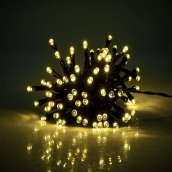 Gifi Guirlande lumineuse extérieur à piles 48LED blanc chaud 3,5m^ Décoration Extérieure De Noël