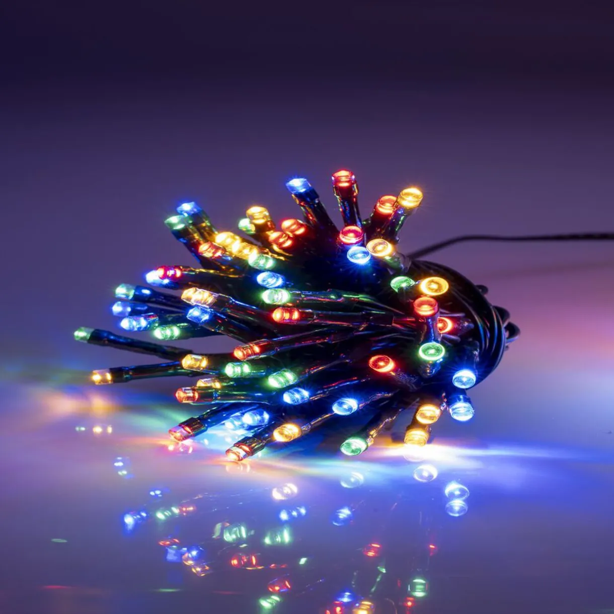 Gifi Guirlande lumineuse extérieur 60LED multicolores 4,4m^ Décoration Extérieure De Noël