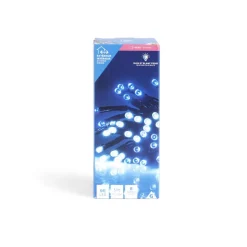 Gifi Guirlande lumineuse extérieur 96LED bleu et blanc froid 7,1m^ Décoration Extérieure De Noël