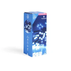Gifi Guirlande lumineuse extérieur 96LED bleu et blanc froid 7,1m^ Décoration Extérieure De Noël