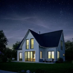 Gifi Guirlande lumineuse extérieur 600LED blanc froid 44,9m^ Décoration Extérieure De Noël