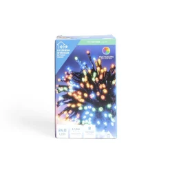 Gifi Guirlande lumineuse extérieur 240LED multicolores 17,9m^ Décoration Extérieure De Noël