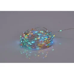 Gifi Guirlande lumineuse Solaire 400 microled Multicolore 20 m^ Décoration Extérieure De Noël