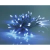 Gifi Guirlande lumineuse solaire 50LED bleu et blanc froid L.4,9 m^ Décoration Extérieure De Noël