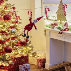 Gifi Guirlande lumineuse solaire sucre d'orge 20LED blanc froid 3,8m^ Décoration Extérieure De Noël