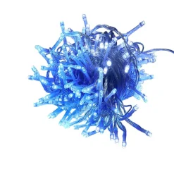 Gifi Guirlande lumineuse solaire 200LED bleu et blanc 19,9m^ Décoration Extérieure De Noël