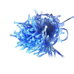 Gifi Guirlande lumineuse solaire 200LED bleu et blanc 19,9m^ Décoration Extérieure De Noël