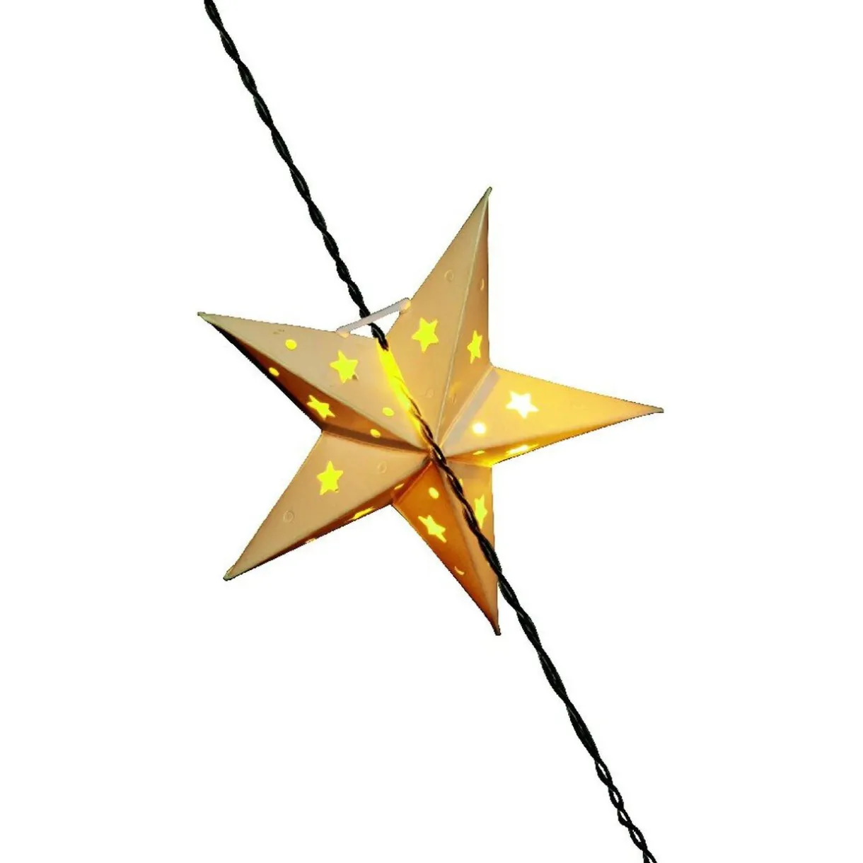 Gifi Guirlande lumineuse étoiles multicolores fixes 1,17 m^ Décoration Extérieure De Noël