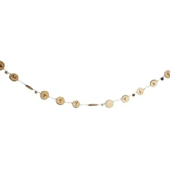 Gifi Guirlande Merry Christmas rondin de bois et jute 1,8m^ Décoration Sapin