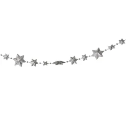 Gifi Guirlande mini Étoile Argentée 1,5 m^ Décoration Sapin