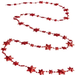 Gifi Guirlande mini Étoiles Rouge pailleté 1,5 m^ Décoration Sapin