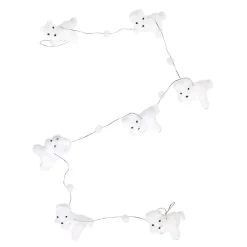 Gifi Guirlande ourson allongé blanc 1,5 m^ Décoration Sapin