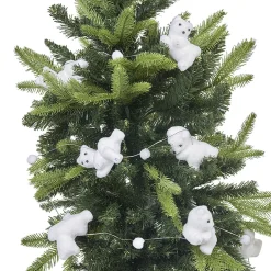 Gifi Guirlande ourson allongé blanc 1,5 m^ Décoration Sapin