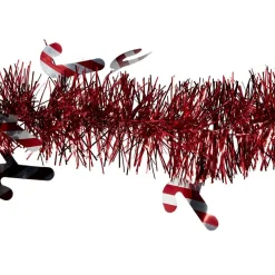 New Gifi Guirlande scintillante sucre d'orge rouge 2m