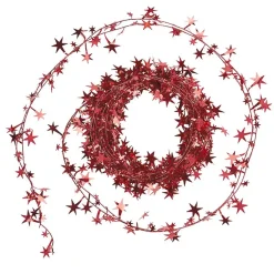 Gifi Guirlande scintillante étoile rouge 10 m^ Décoration Sapin