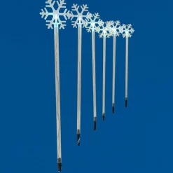 Gifi Guirlande solaire flocons multicolores à planter x6^ Décoration Extérieure De Noël