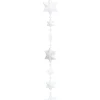 Gifi Guirlande étoile blanc iridescent 4,5m^ Décoration Sapin