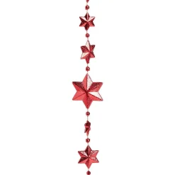 Gifi Guirlande étoile rouge scintillante 4,5m^ Décoration Sapin
