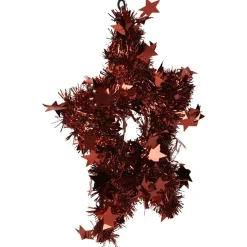 Gifi Guirlande étoile scintillante rouge^ Décoration Sapin