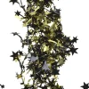 Gifi Guirlande étoiles de Noël doré et noir 10 m^ Décoration Extérieure De Noël