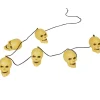 Gifi Guirlande têtes de mort jaune 1,50 m