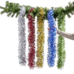 Gifi Guirlande vert métallisé L180cm^ Décoration Sapin