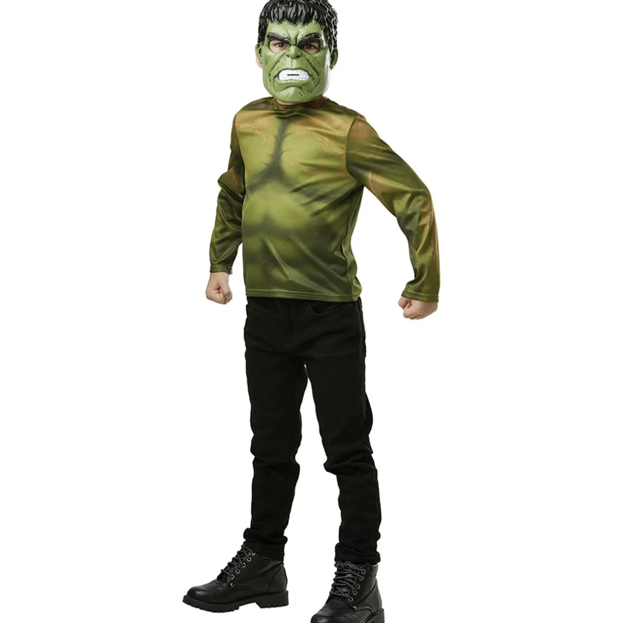 Outlet Gifi Haut avec masque Hulk Avengers Taille unique