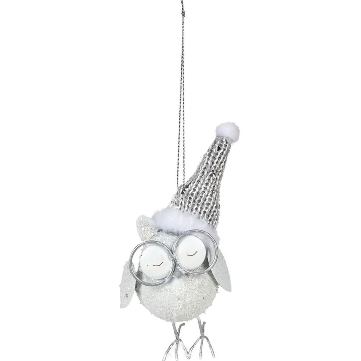 Gifi Hibou à lunettes déco Noël à suspendre^ Décoration Sapin