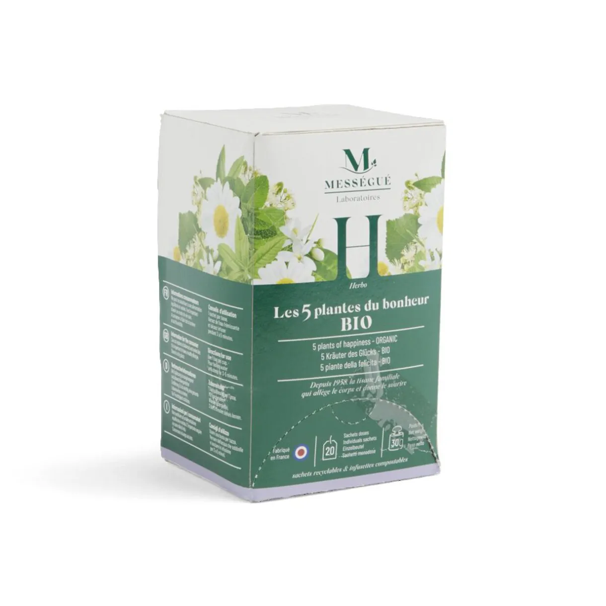 Online Gifi Infusion Mességué 5 plantes du bonheur x20 sachets doses