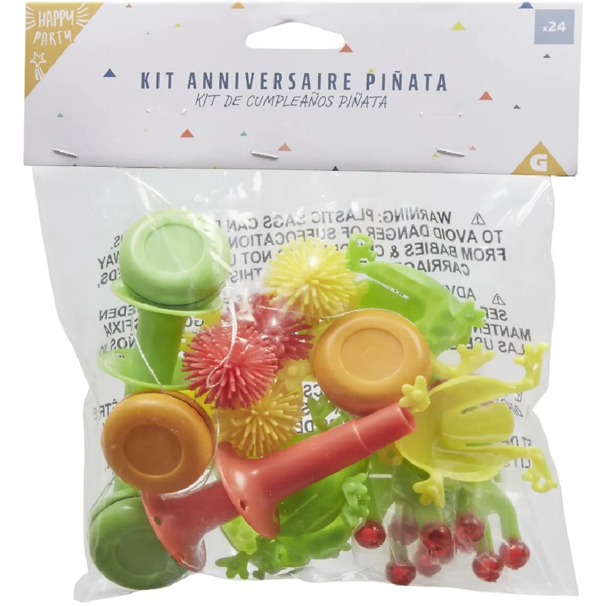 Sale Gifi Kit anniversaire pour piñata 24 pièces