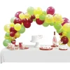 Gifi Kit arche de ballons vert jaune rouge 60 pièces 4m