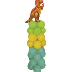Discount Gifi Kit ballon structure dinosaure vert 36 ballons
