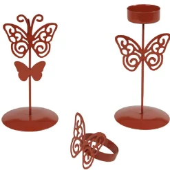 Outlet Gifi Kit décoration de table Papillon 12 pièces