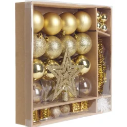 Gifi Kit décoration pour Sapin de Noël Doré x40