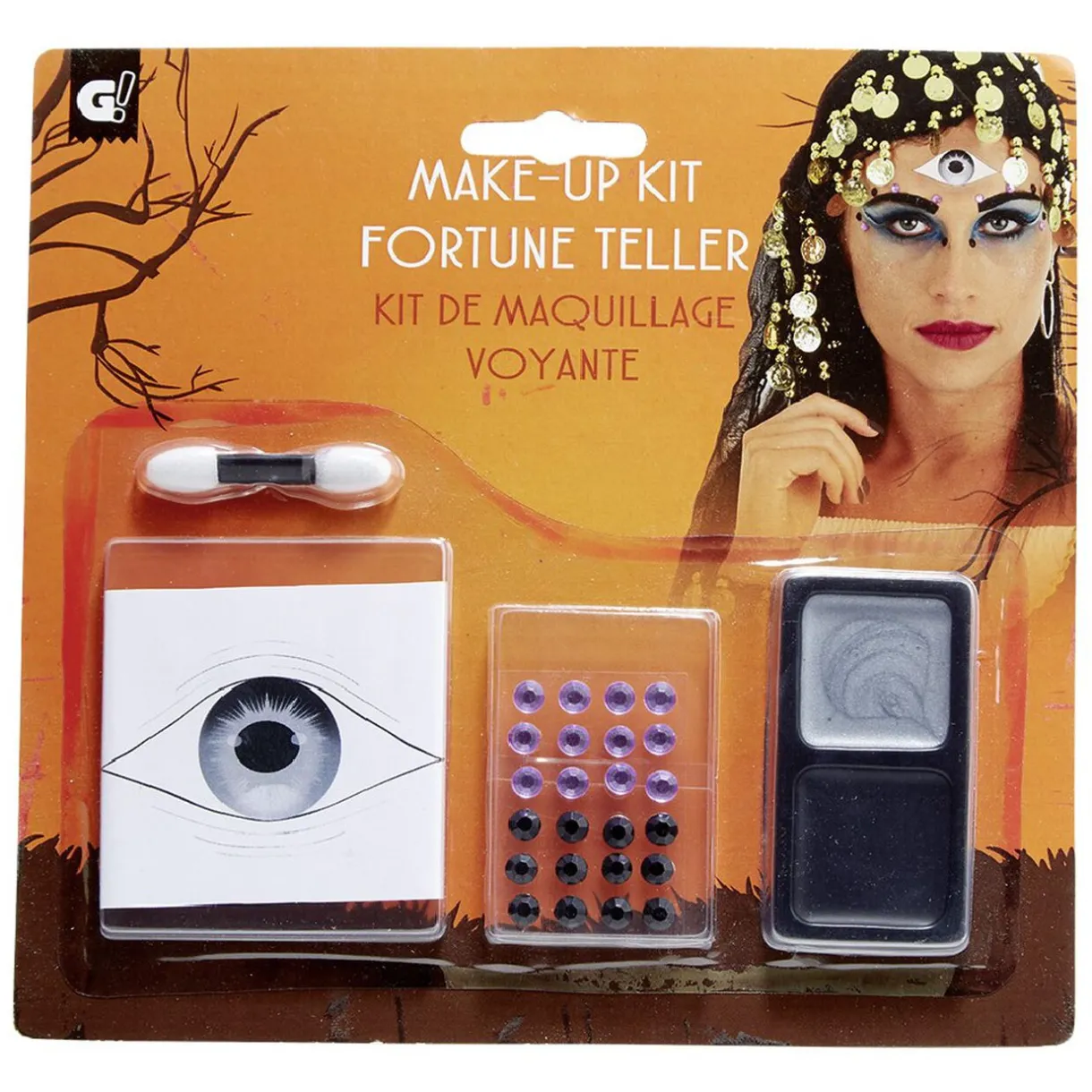 Outlet Gifi Kit de maquillage gras diseuse de bonne aventure