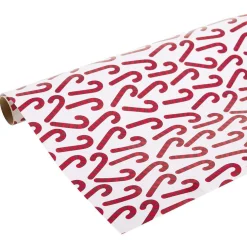 Gifi Kit papier cadeau x4 bolduc x2 noeud x7 motif tradition^ Loisirs Créatifs Et Emballage Cadeau