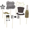 Clearance Gifi Kit photo booth nouvel an de 8 pièces